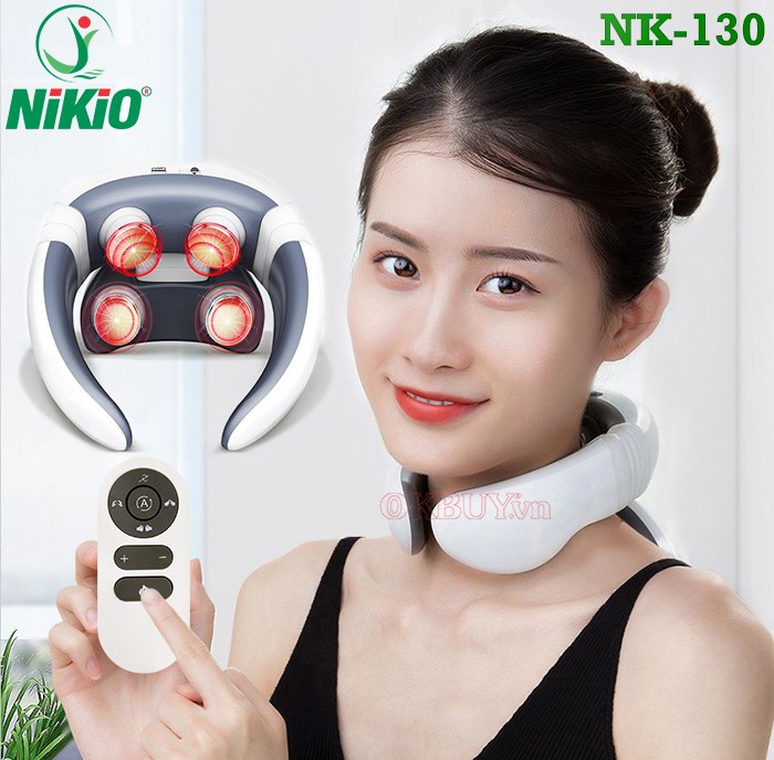 Máy massage cổ xung điện cao cấp Nikio NK-130