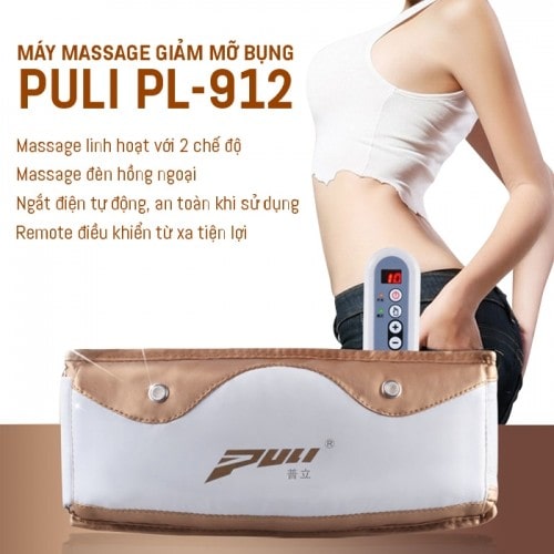 Máy massage giảm mỡ bụng Hàn Quốc Puli PL-912