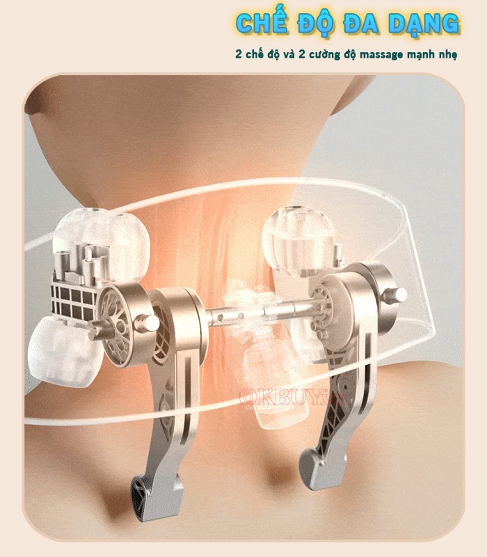 Máy massage cổ vai gáy pin sạc chế độ massage đa dạng Nikio NK-139