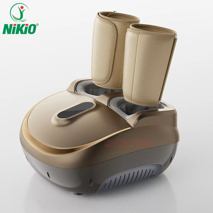 Máy massage chân nén ép áp suất khí trị liệu 3 chế độ massage bắp chân Nikio NK-187