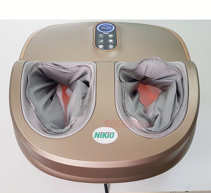 Máy massage chân nén ép áp suất khí trị liệu hẹn giờ massage Nikio NK-187