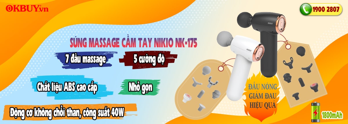 Súng massage Nikio Nk-175