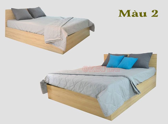 Giường đơn gỗ công nghiệp MDF chống ẩm 1,2x2m 