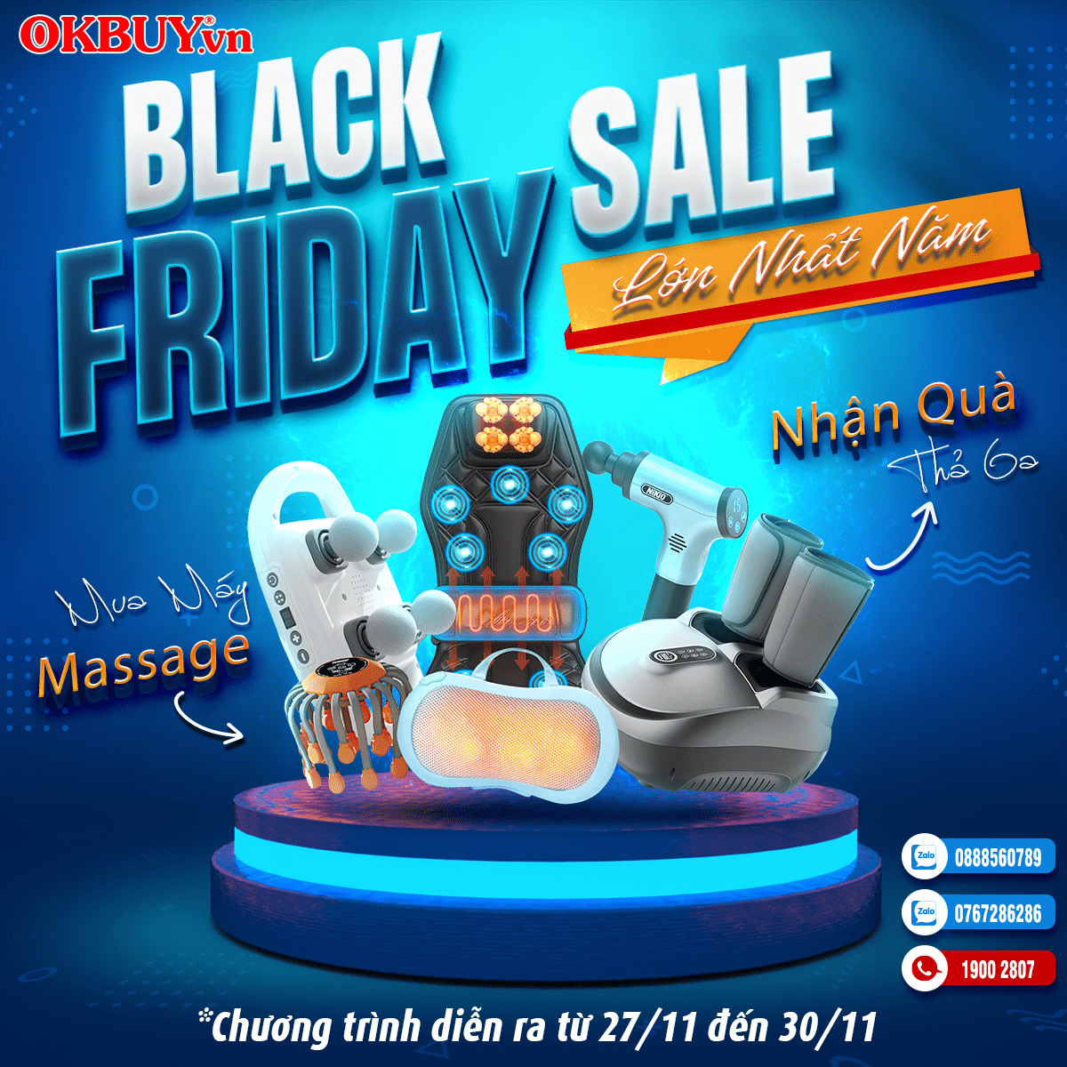 Siêu sale lớn ngày black friday cùng okbuy