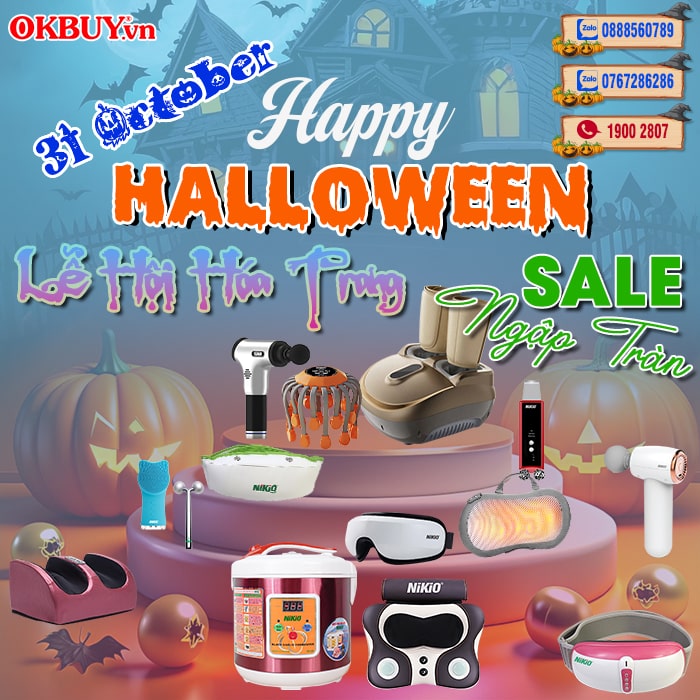 Siêu sale lớn ngày halloween cùng okbuy