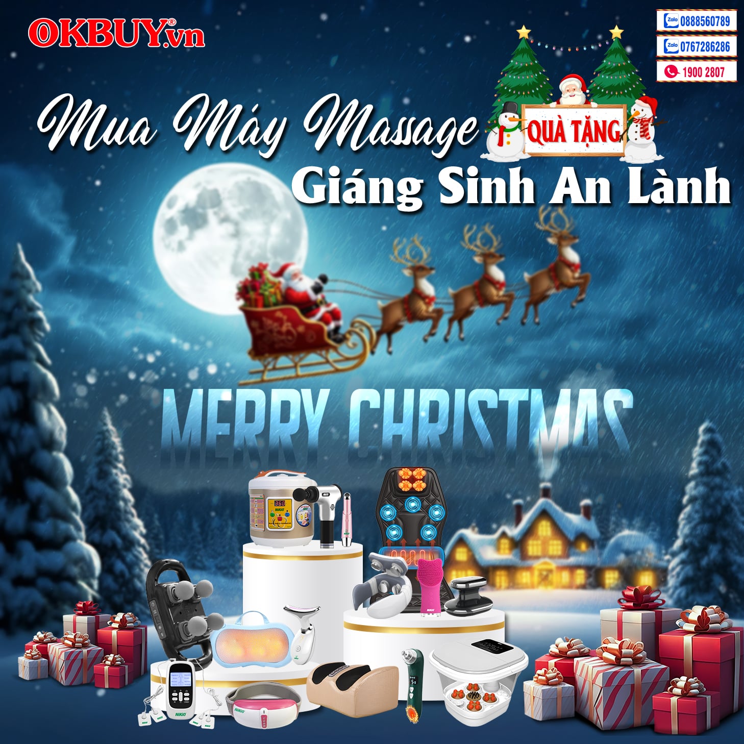 Siêu sale lớn lễ giáng sinh cùng okbuy