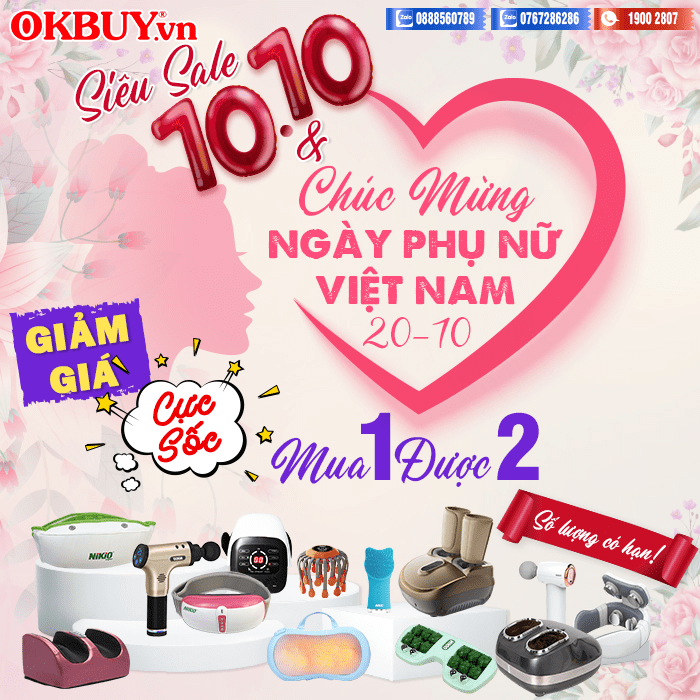 Siêu sale lớn ngày 10/10 và 20/10