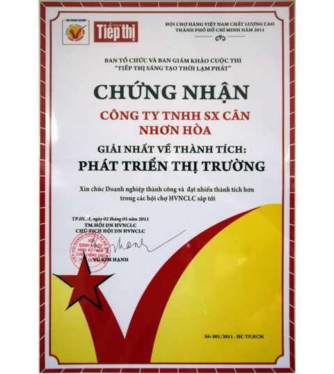 nhơn hòa thương hiệu Việt