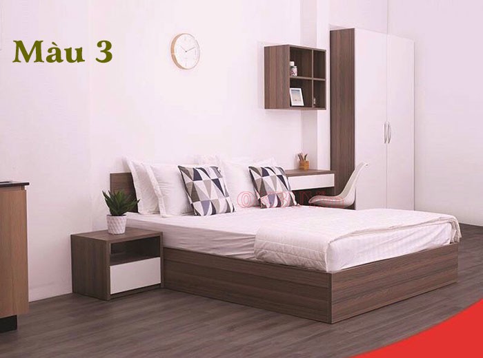 Giường đơn gỗ công nghiệp MDF 1,2x2m 