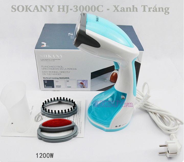 bàn ủi hơi nước cầm tay Sokany HJ-3000C