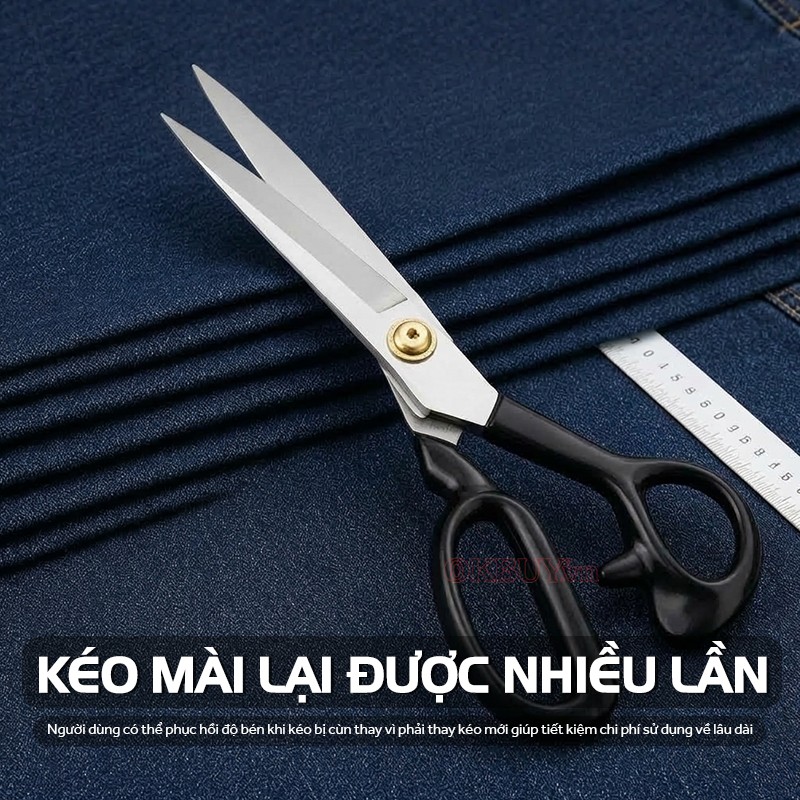 Kéo cắt vải Dragonfly A-260 mài lại được nhiều lần