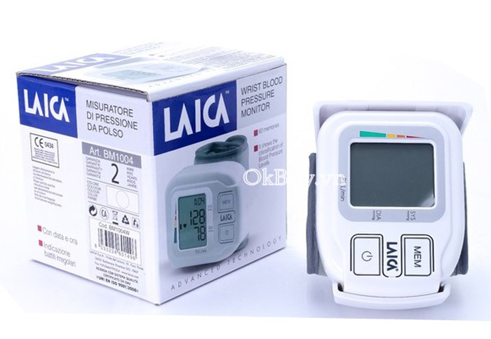 máy đo huyết áp điện tử laica BM-1004