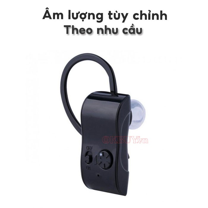 Máy trợ thính không dây Axon A-155 âm lượng tùy chỉnh theo nhu cầu dễ sử dụng