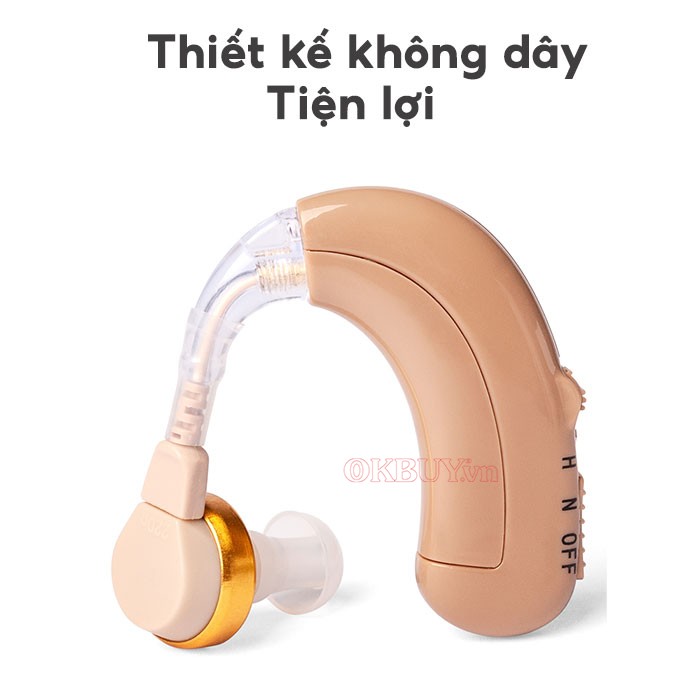 Máy trợ thính không dây Axon C-109 được thiết kế không dây tiện lợi