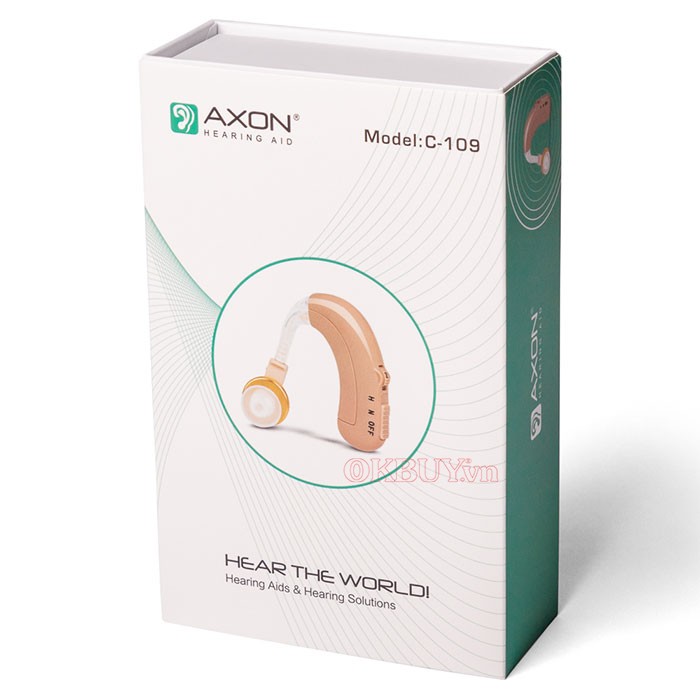 Máy trợ thính không dây Axon C-109 thiết kế siêu nhỏ gọn