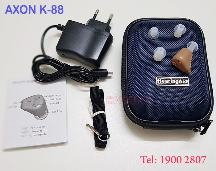 máy trợ thính mini nhét tay Axon K88