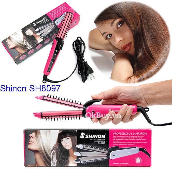 máy kẹp duỗi uốn tóc Shinon SH8097