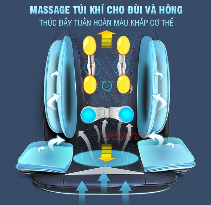 Ghế massage Nhật Bản lựa chọn loại có chế độ bảo hành 