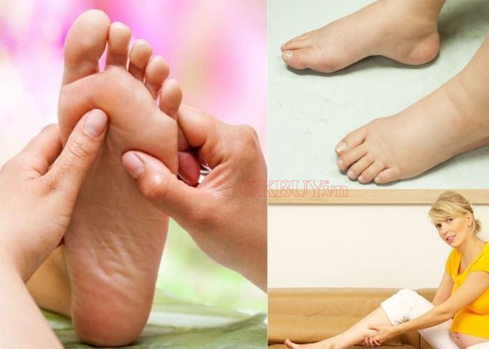 Massage bàn chân cũng làm giảm phù nề mang thai hiệu quả