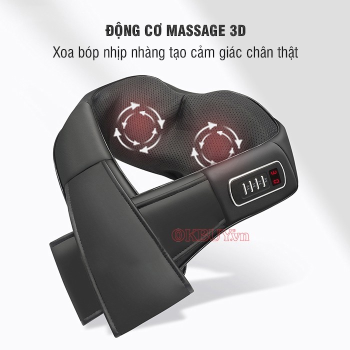 Máy massage cổ không nên sử dụng khi đi ngủ 