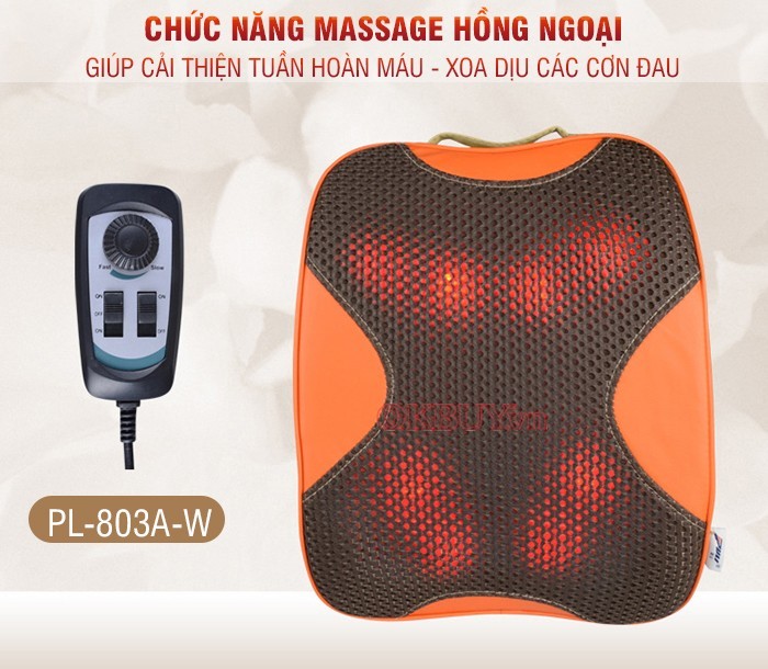 Máy massage lưng Puli PL-803A-W giúp bà bầu thoát khỏi đau lưng