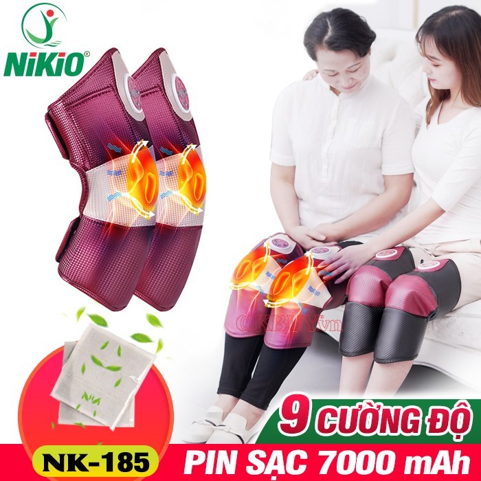 Sử dụng máy massage Nikio Nk-185 đầu gối để bảo vệ xương khớp gối hiệu quả