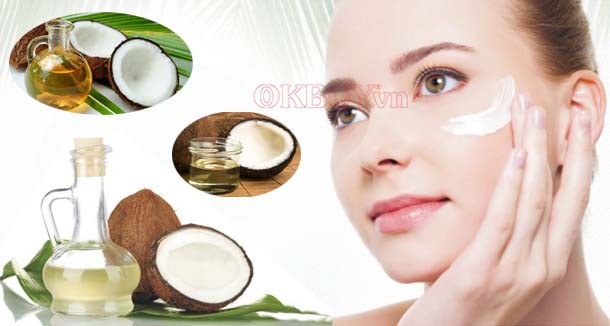 Sử dụng dầu dừa là cách làm căng da mặt tại nhà hiệu quả