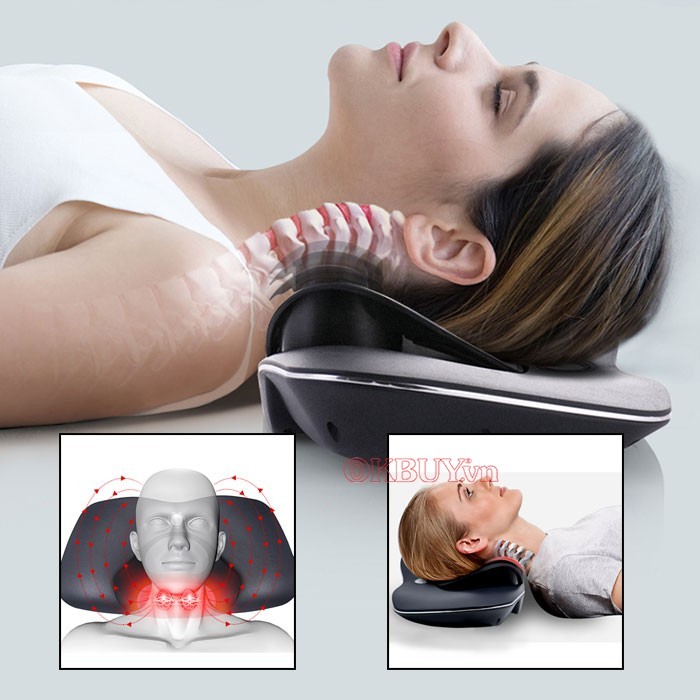 Máy massage cổ Red Flower RF-022 giúp cải thiện đau nhức cổ vai gáy hiệu quả