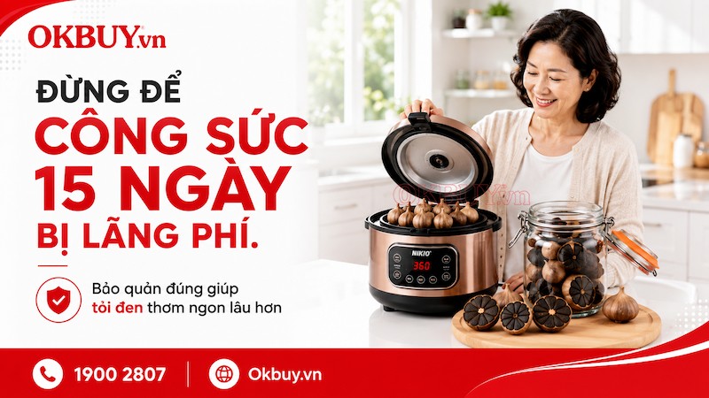 Bảo quản tỏi đen đúng cách giúp giữ hương vị thơm ngon và chất lượng lâu dài