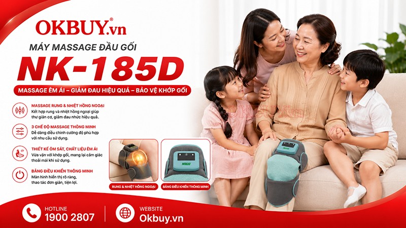 Máy massage khớp gối Nikio NK-185D