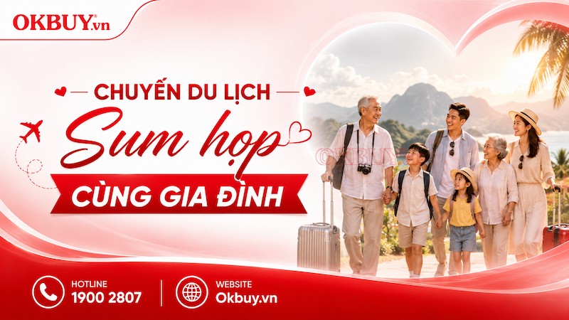 Chuyến du lịch sum họp cùng gia đình là món quà ý nghĩa giúp cha mẹ tận hưởng những khoảnh khắc vui vẻ bên con cháu.