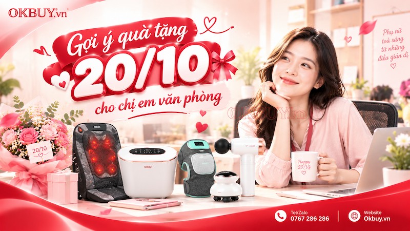Gợi ý quà tặng 20/10 cho chị em văn phòng