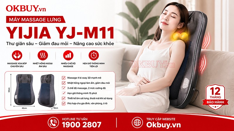 Máy massage lưng YIJIA YJ-M11