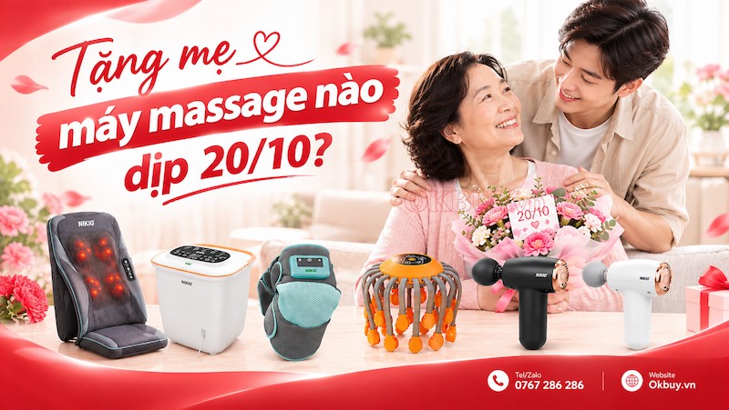 máy massage tặng mẹ ngày 20/10