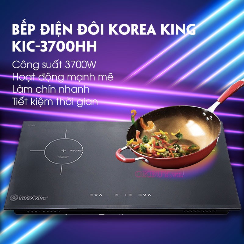Bếp điện đôi Korea King KIC-3700HH
