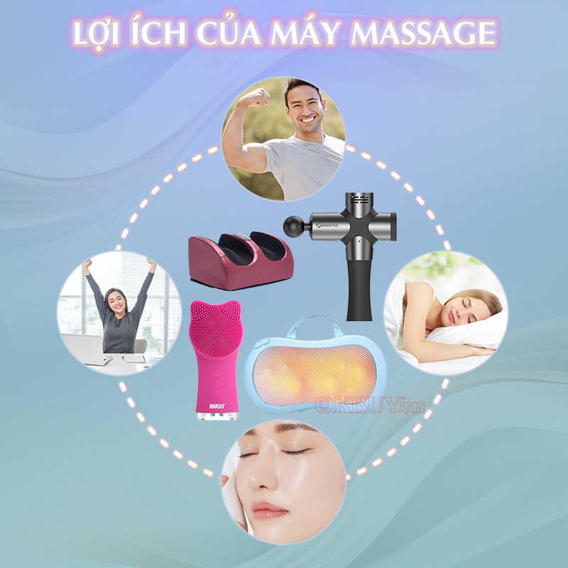 Lợi ích của máy massage mang lại cho sức khỏe