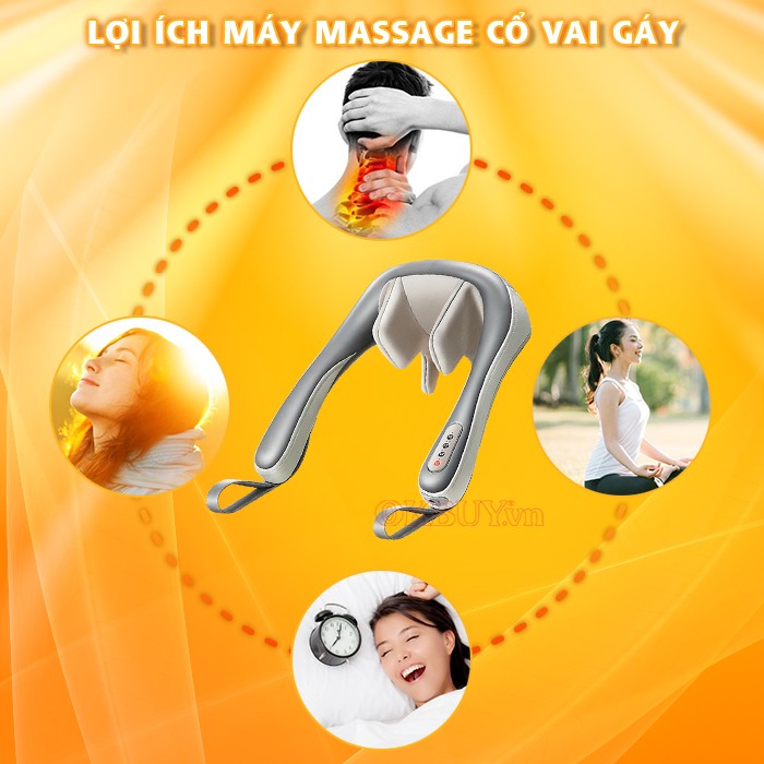 Lợi ích khi sử dụng máy massage cổ vai gáy