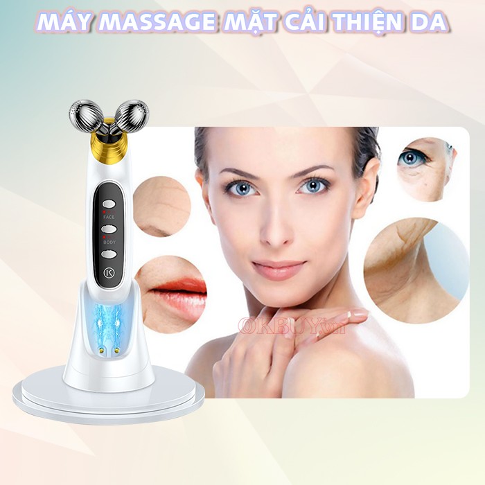 Máy massage mặt, máy điện di cải thiện làn da