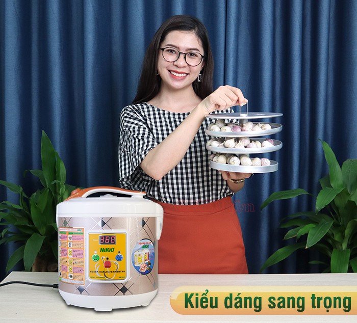 Nồi làm tỏi đen đối lưu hơi nóng Nikio NK-696