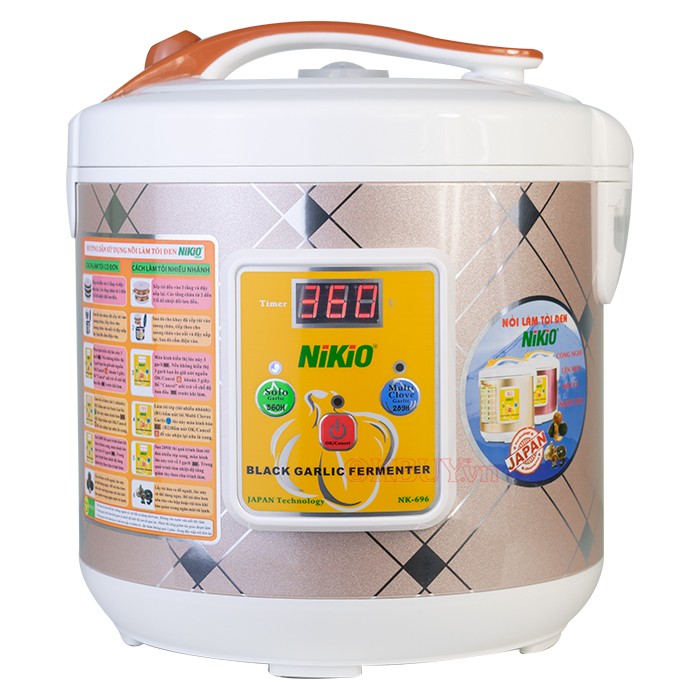 Nồi làm tỏi đen công nghệ lên men tự động Nikio NK-696