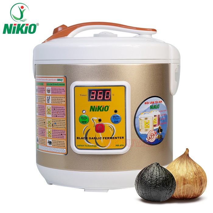 Nồi làm tỏi đen công nghệ lên men tự động Nikio NK-696