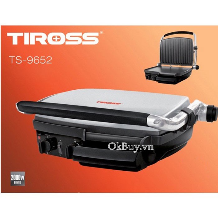 Máy kẹp nướng điện đa năng Tiross TS-9652