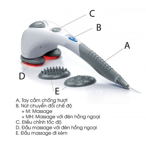 Máy massage 2 đèn hồng ngoại Beurer MG80