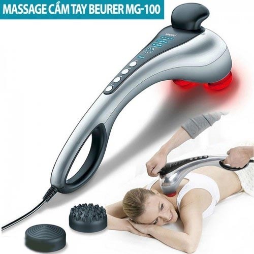 Máy massage cầm tay 2 đèn hồng ngoại Đức Beurer MG100