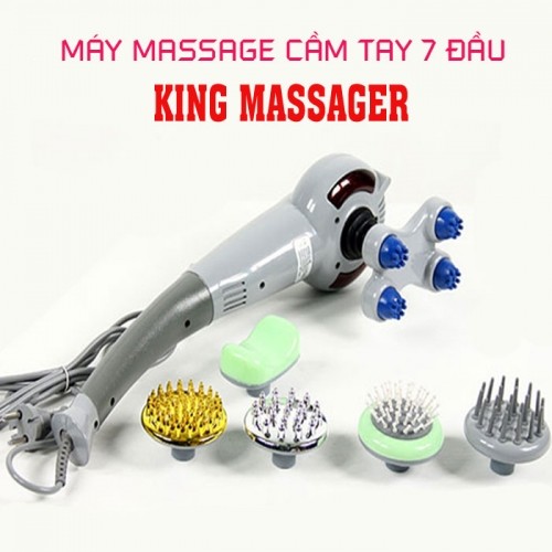 Máy massage cầm tay 7 đầu đa năng King Massager SL-999
