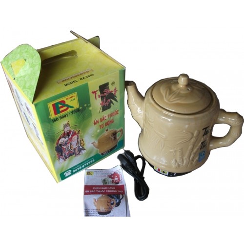 Ấm sắc thuốc Trường Thọ BA-2086 Gold Tùng Trúc 