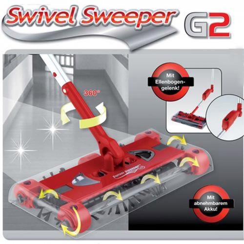 Chổi xoay hút bụi đa năng không dây Swivel Sweeper G2