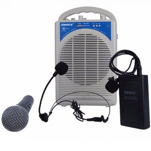 Máy trợ giảng không dây Shuke SK-290 - 3 micro