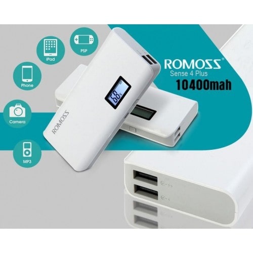 Pin sạc dự phòng điện thoại Romoss Sense 4 Plus 10400mAh