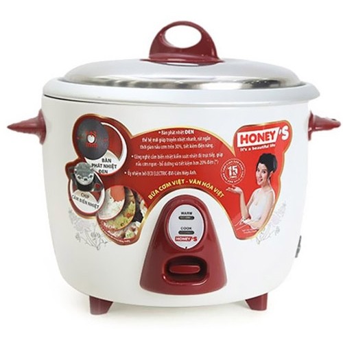 Nồi cơm điện nắp rời Honey's HO501-M15D/ 1.5L